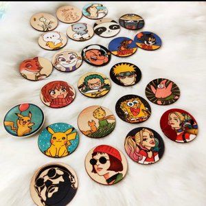 Pokémon / Naruto / SpongeBob / SPY x FAMILY/ leather Keychain